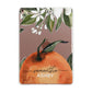 Orange Blossom Personalised Name Apple iPad Rose Gold Case
