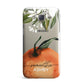 Orange Blossom Personalised Name Samsung Galaxy J7 Case