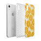 Orange Fruit Slices Apple iPhone XR White 3D Tough Case Expanded view