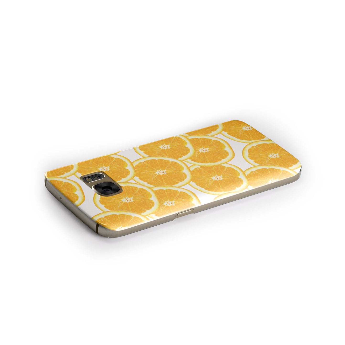 Orange Fruit Slices Samsung Galaxy Case Side Close Up