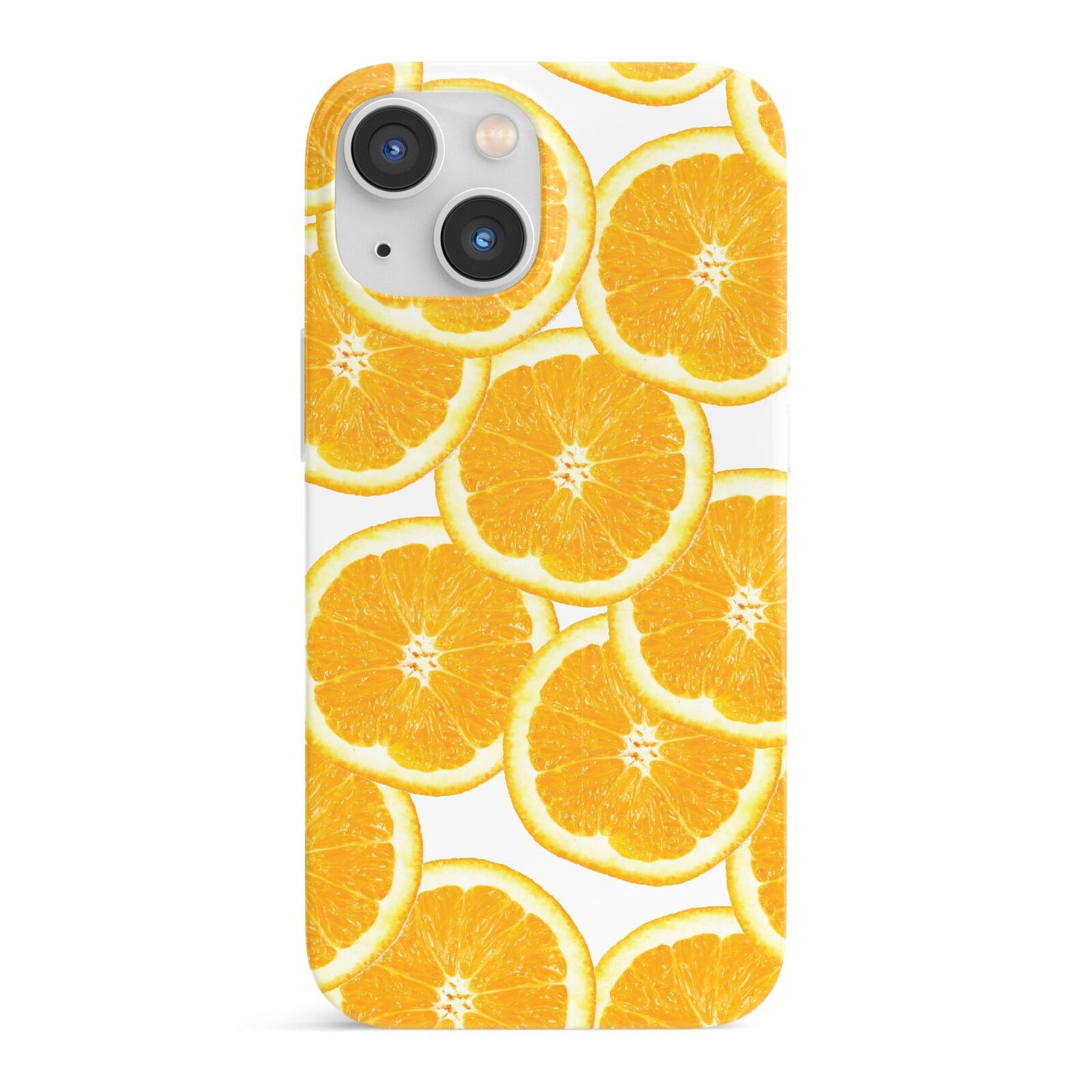 Orange Fruit Slices iPhone 13 Mini Full Wrap 3D Snap Case