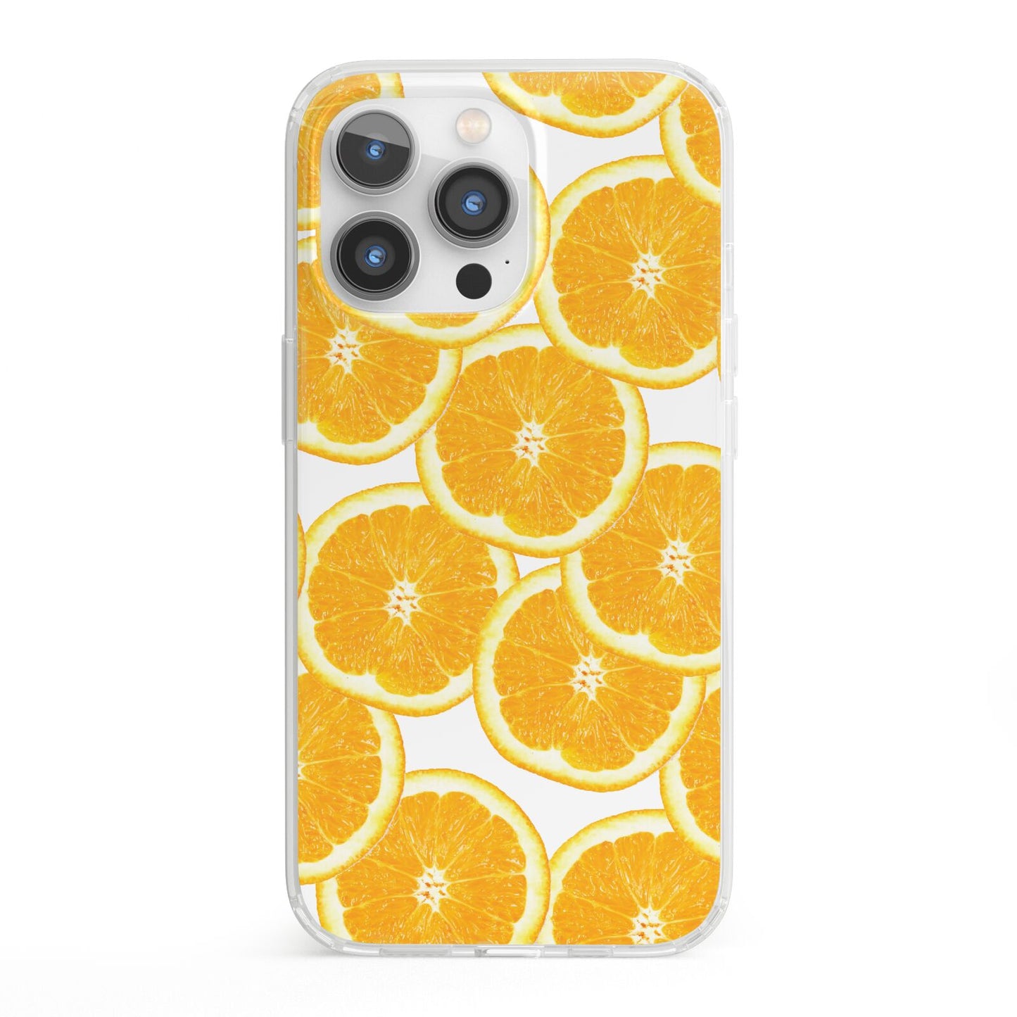 Orange Fruit Slices iPhone 13 Pro Clear Bumper Case