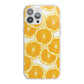 Orange Fruit Slices iPhone 13 Pro Max TPU Impact Case with White Edges