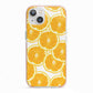 Orange Fruit Slices iPhone 13 TPU Impact Case with Pink Edges