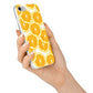 Orange Fruit Slices iPhone 7 Bumper Case on Silver iPhone Alternative Image