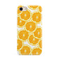 Orange Fruit Slices iPhone 8 3D Tough Case on Gold Phone
