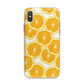 Orange Fruit Slices iPhone X Bumper Case on Silver iPhone Alternative Image 1