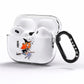 Orange Haired Personalised Witch AirPods Pro Clear Case Side Image