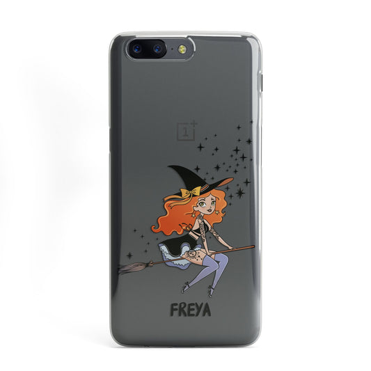 Orange Haired Personalised Witch OnePlus Case