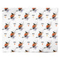 Orange Haired Personalised Witch Personalised Wrapping Paper Alternative