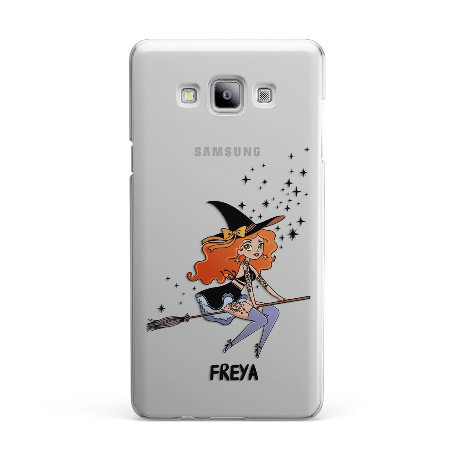 Orange Haired Personalised Witch Samsung Galaxy A7 2015 Case
