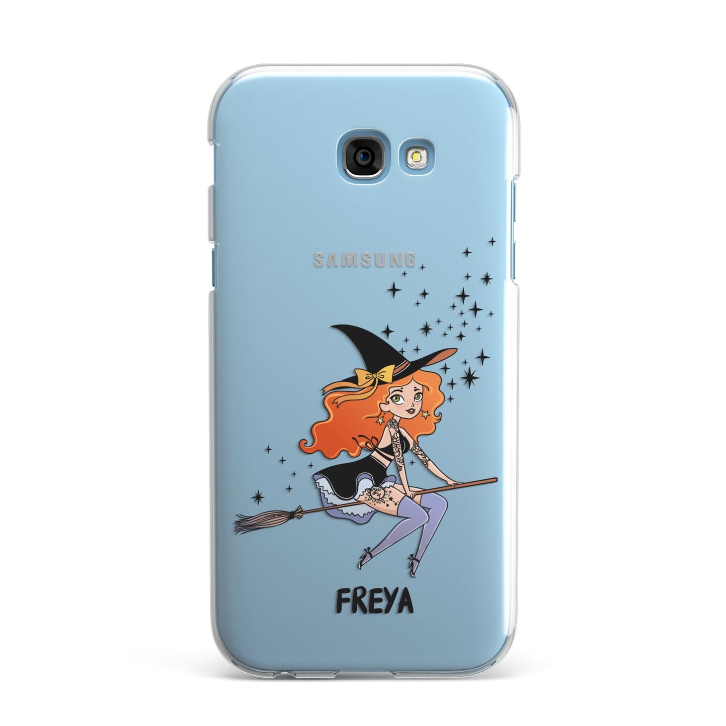 Orange Haired Personalised Witch Samsung Galaxy A7 2017 Case