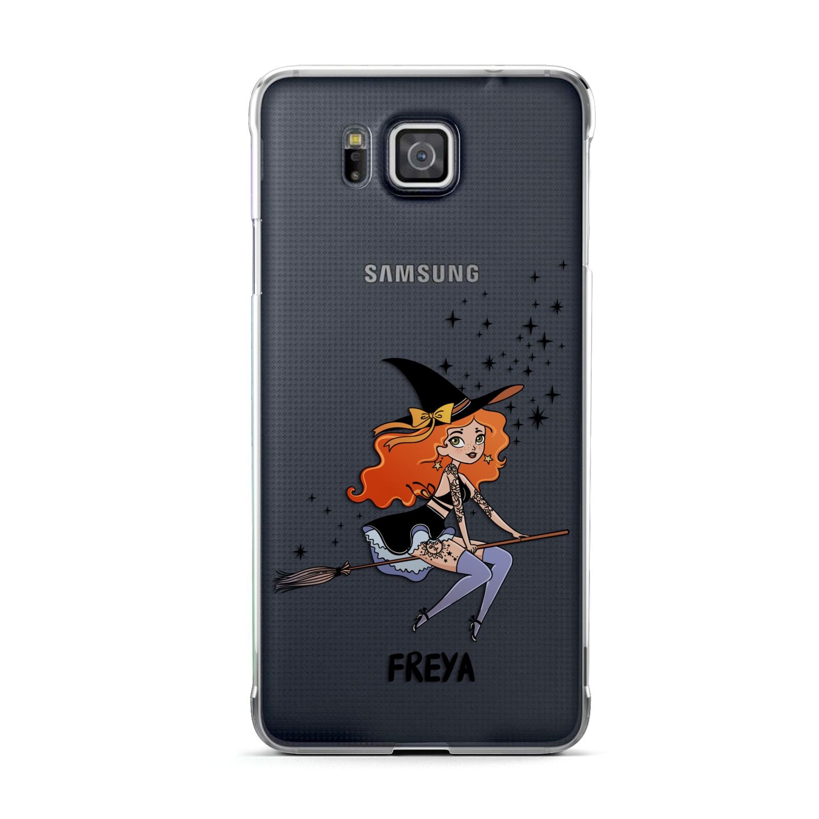 Orange Haired Personalised Witch Samsung Galaxy Alpha Case