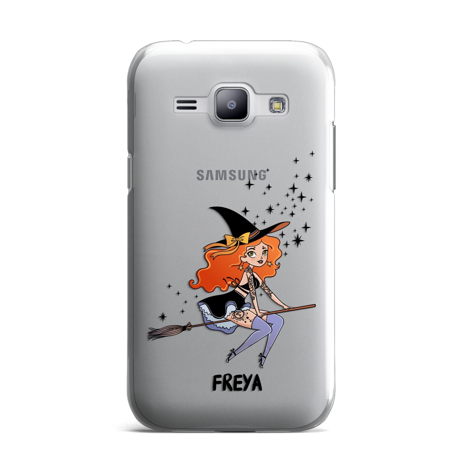 Orange Haired Personalised Witch Samsung Galaxy J1 2015 Case
