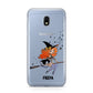 Orange Haired Personalised Witch Samsung Galaxy J3 2017 Case
