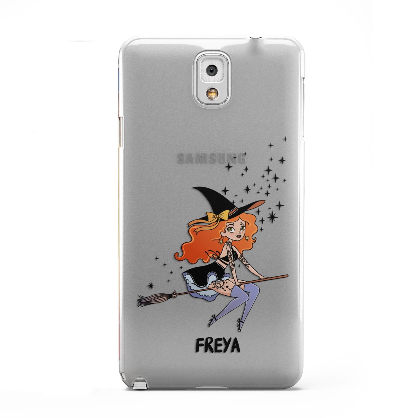 Orange Haired Personalised Witch Samsung Galaxy Note 3 Case