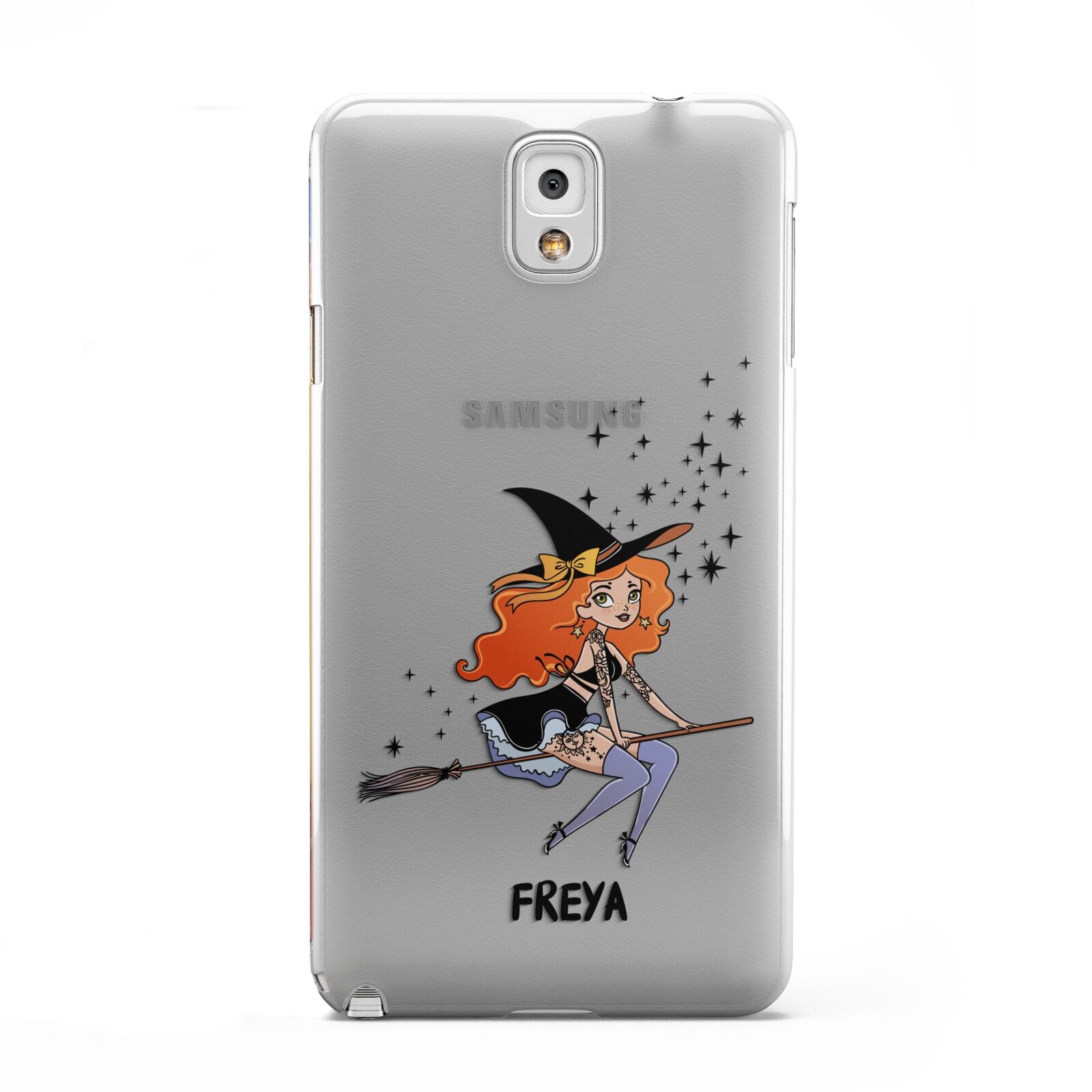 Orange Haired Personalised Witch Samsung Galaxy Note 3 Case