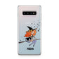 Orange Haired Personalised Witch Samsung Galaxy S10 Plus Case