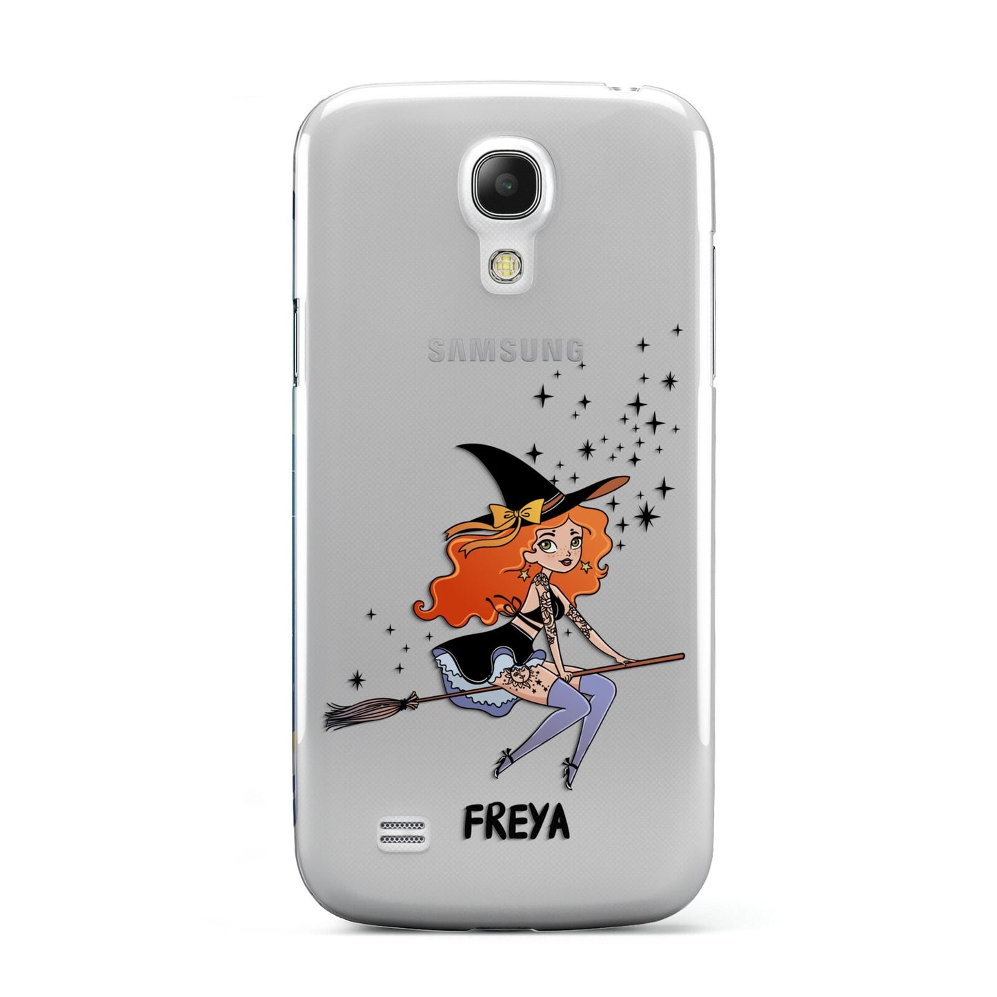 Orange Haired Personalised Witch Samsung Galaxy S4 Mini Case