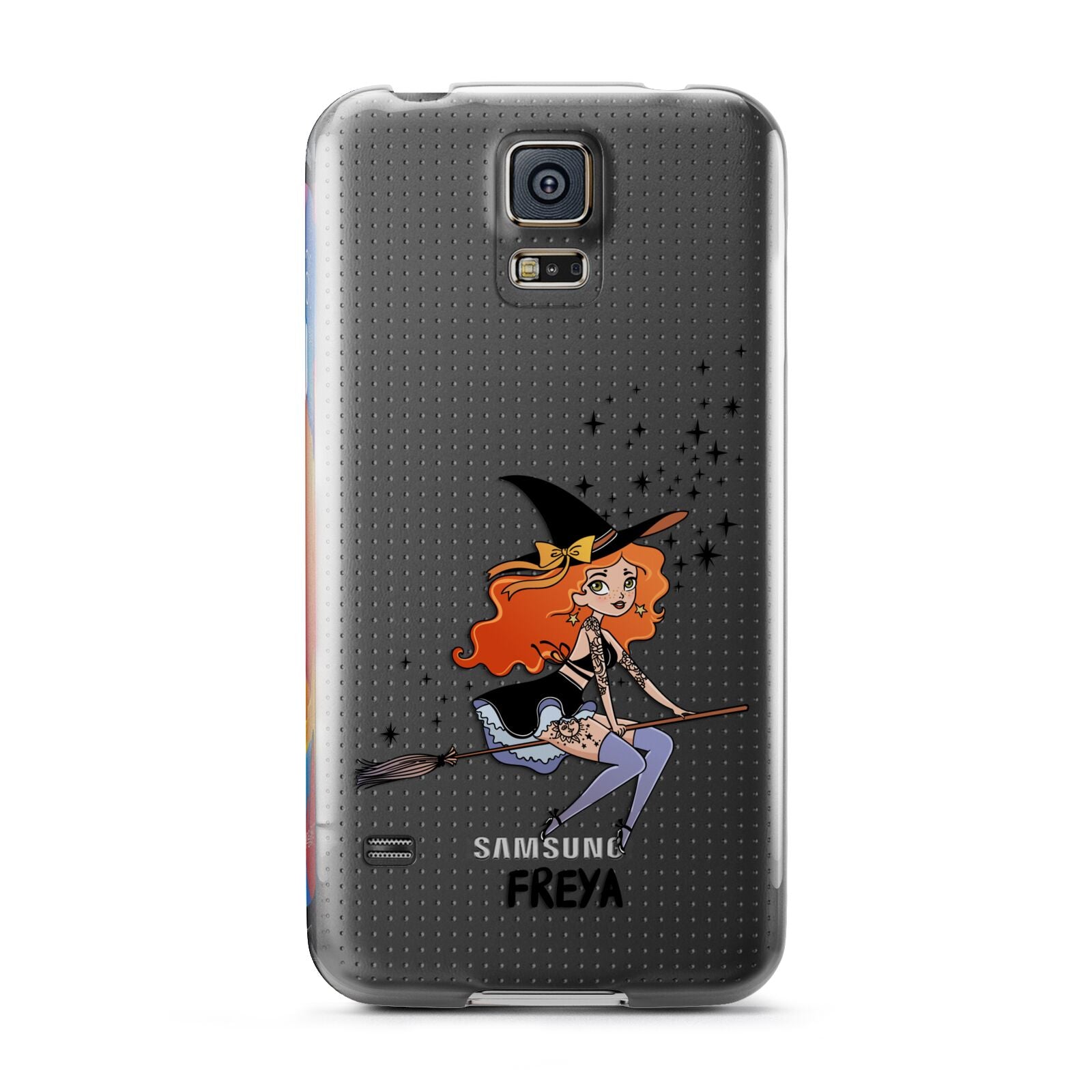 Orange Haired Personalised Witch Samsung Galaxy S5 Case