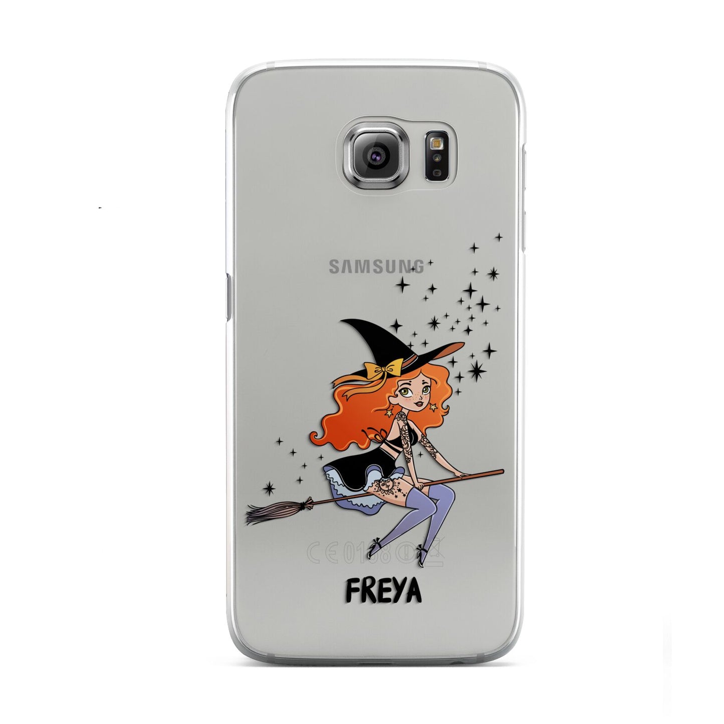 Orange Haired Personalised Witch Samsung Galaxy S6 Case