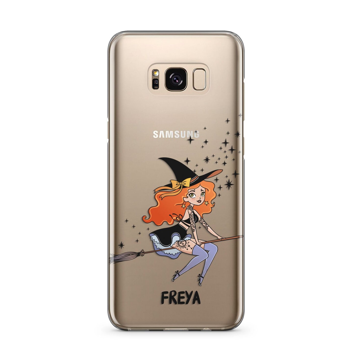 Orange Haired Personalised Witch Samsung Galaxy S8 Plus Case