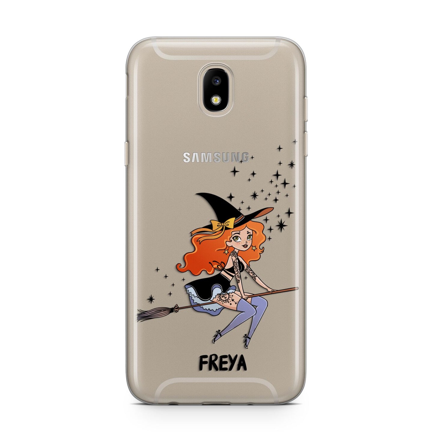 Orange Haired Personalised Witch Samsung J5 2017 Case