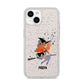 Orange Haired Personalised Witch iPhone 14 Glitter Tough Case Starlight