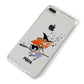 Orange Haired Personalised Witch iPhone 8 Plus Bumper Case on Silver iPhone Alternative Image