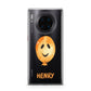 Orange Halloween Balloon Face Huawei Mate 30 Pro Phone Case