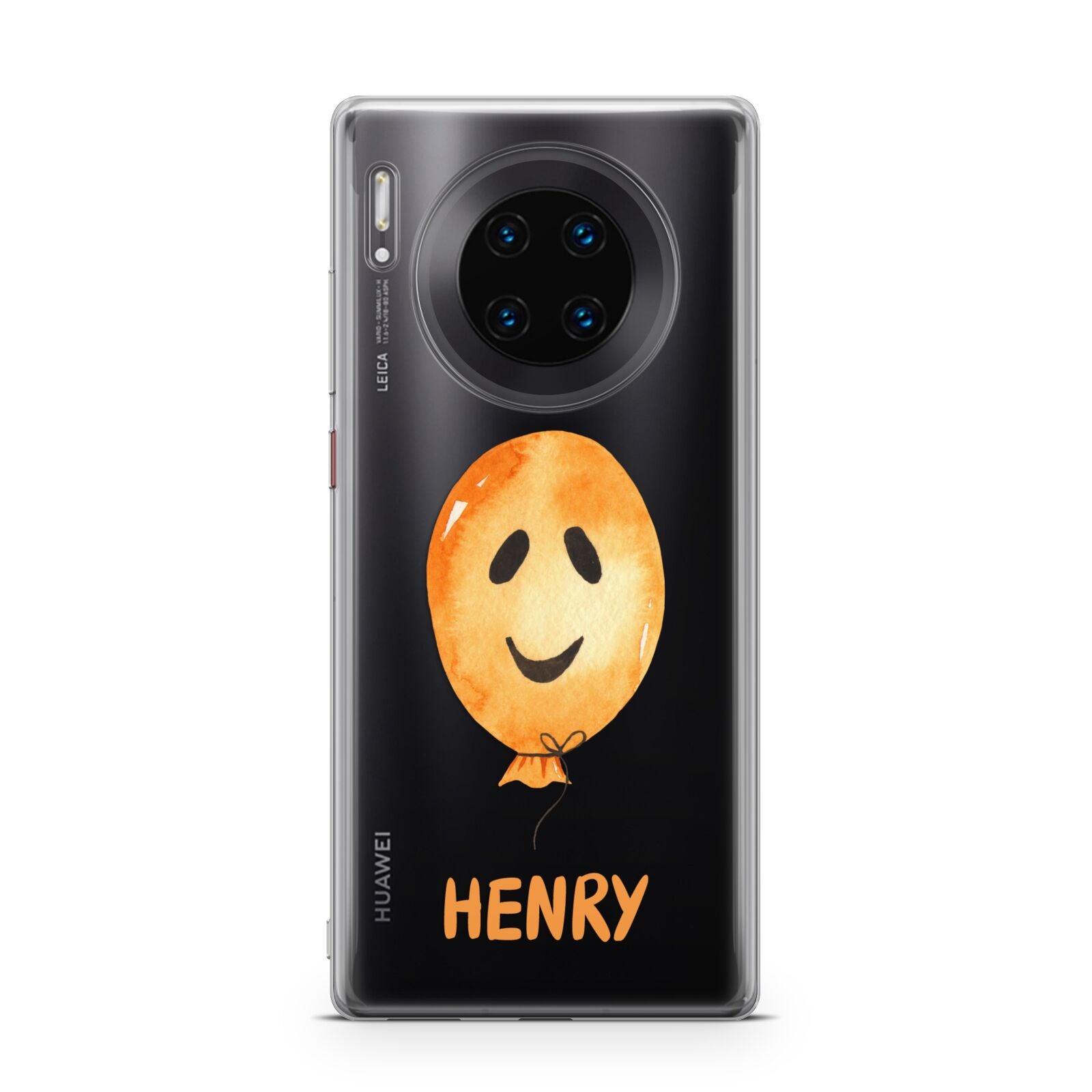 Orange Halloween Balloon Face Huawei Mate 30 Pro Phone Case
