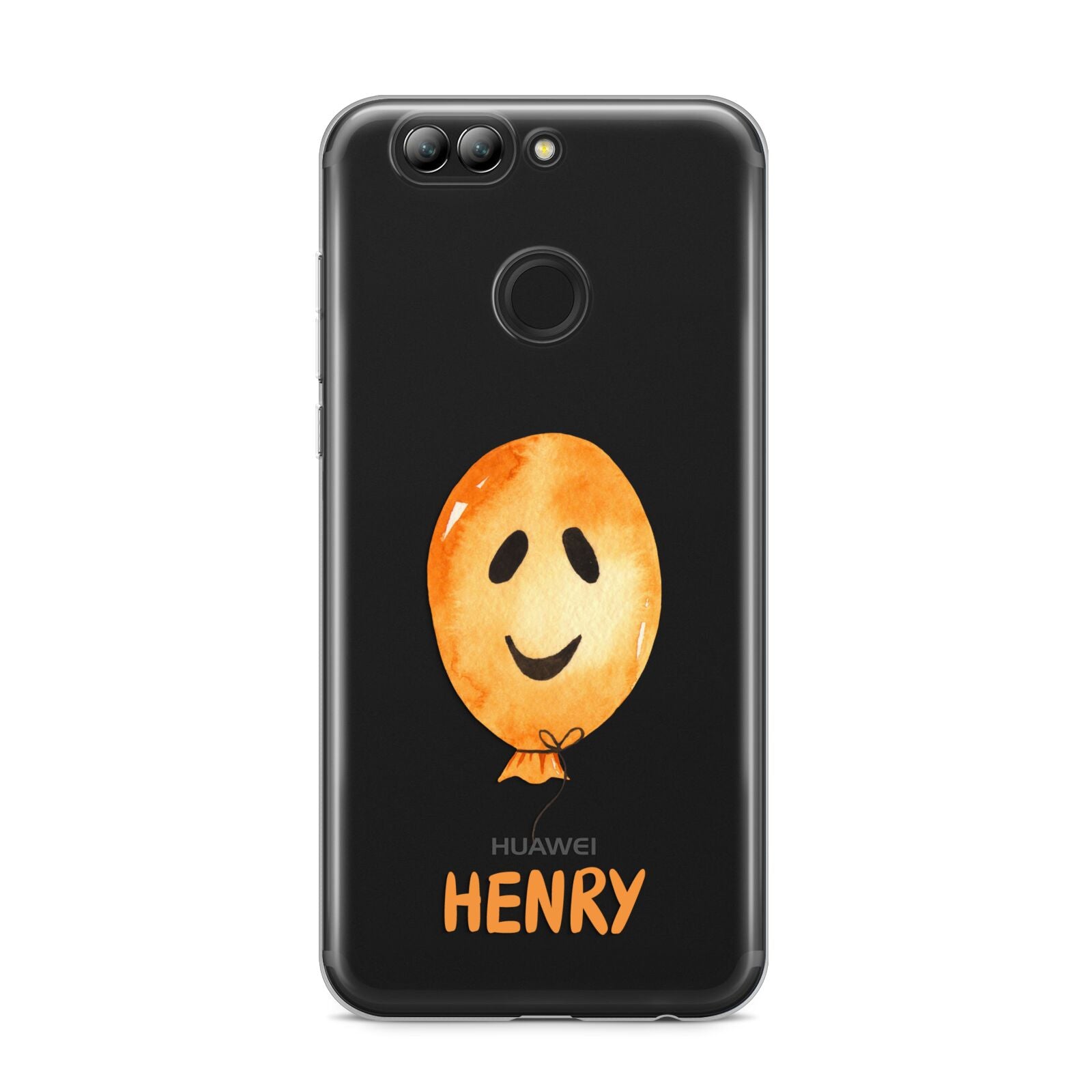 Orange Halloween Balloon Face Huawei Nova 2s Phone Case