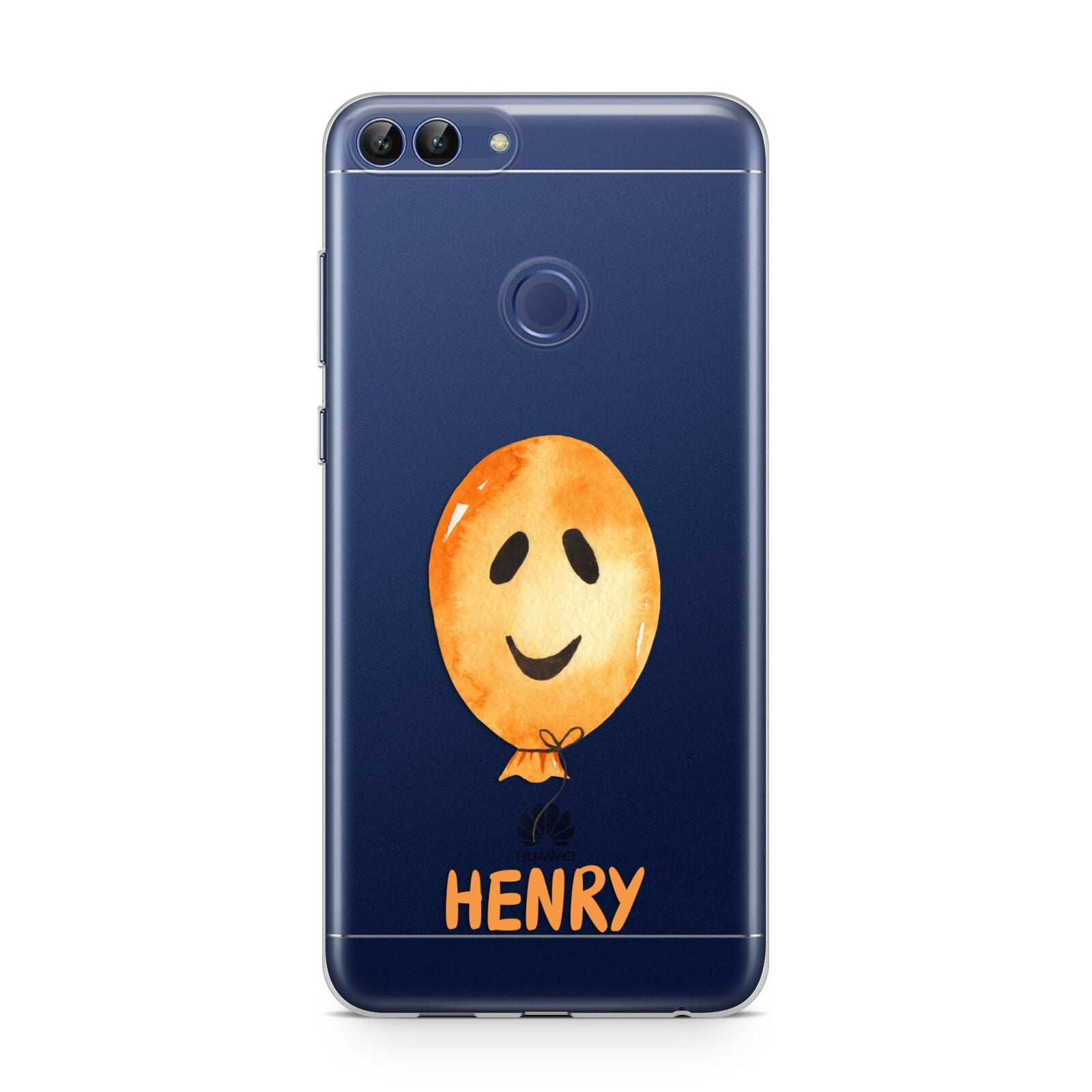 Orange Halloween Balloon Face Huawei P Smart Case