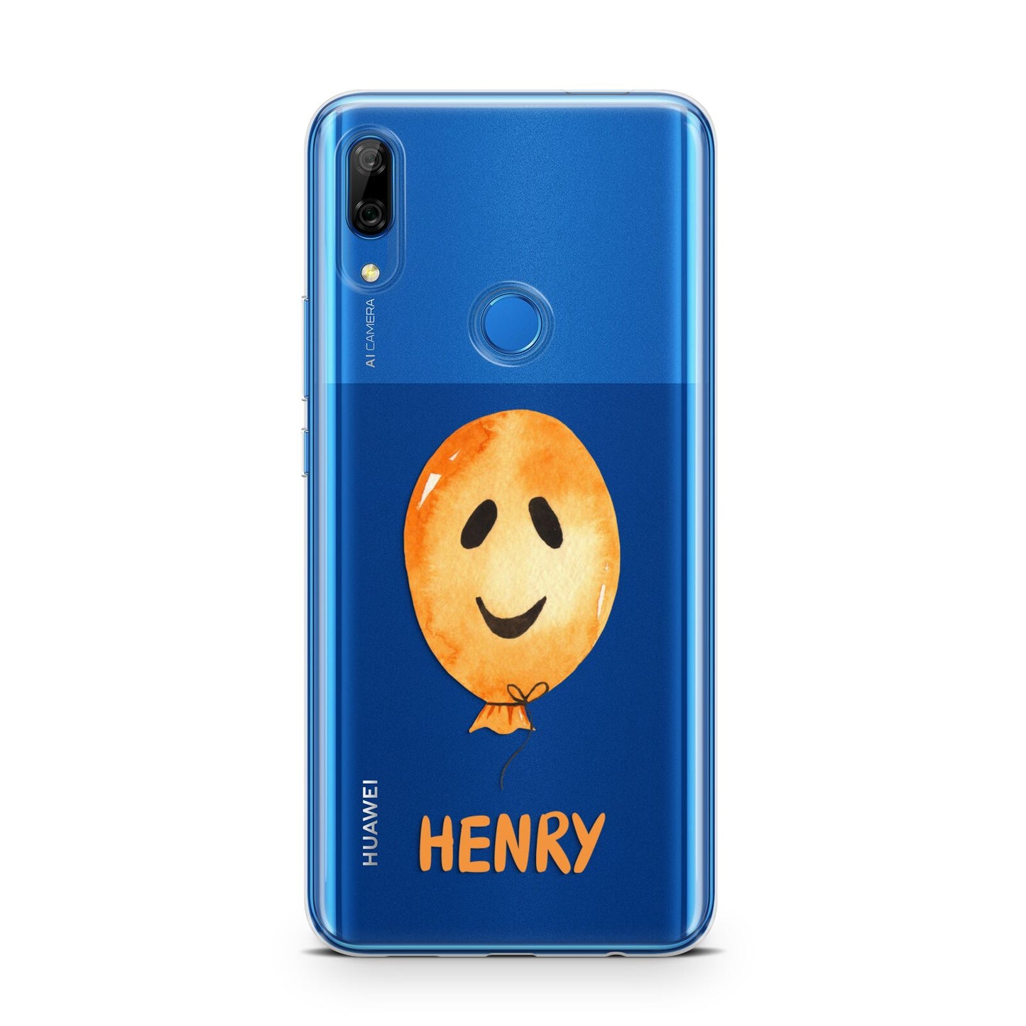 Orange Halloween Balloon Face Huawei P Smart Z