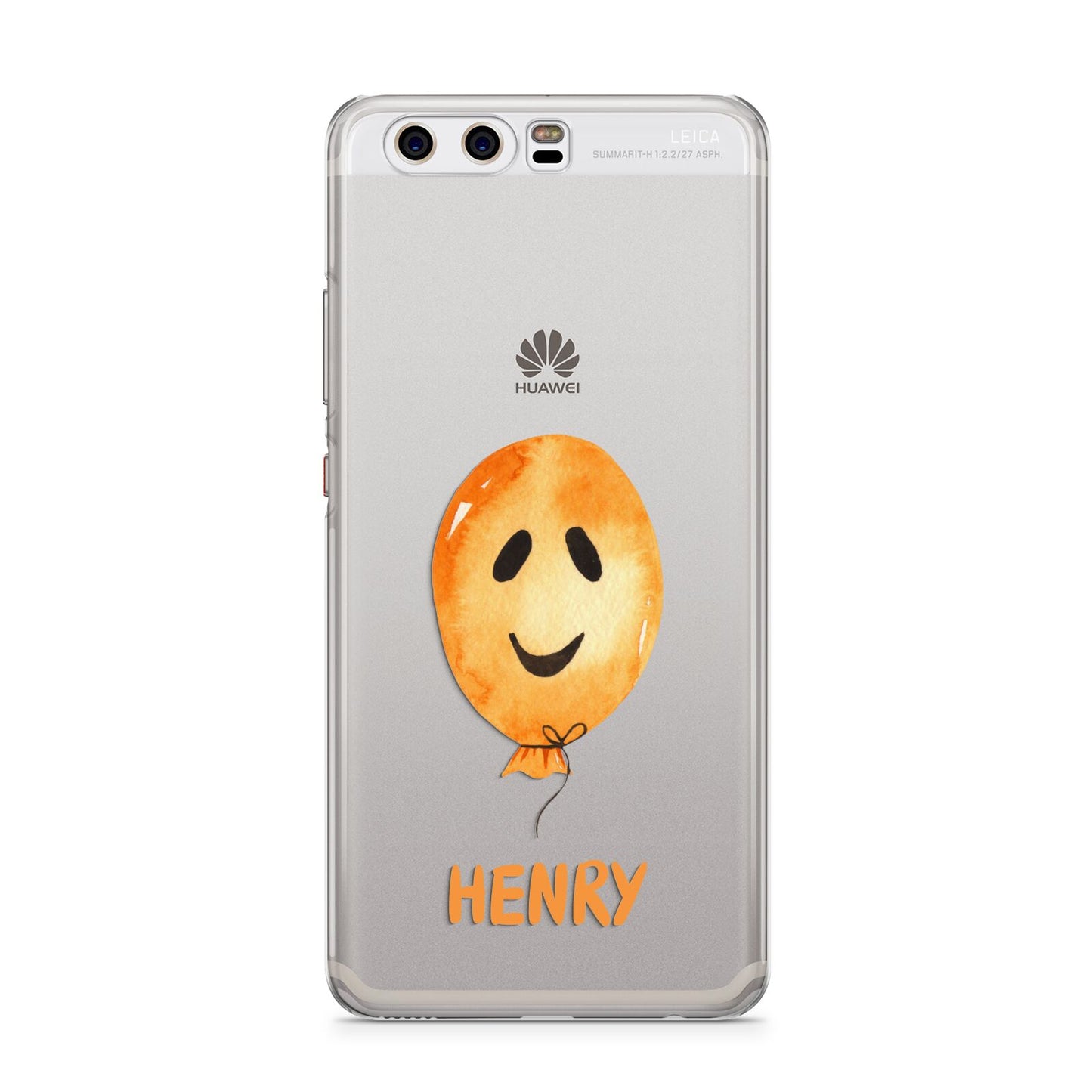 Orange Halloween Balloon Face Huawei P10 Phone Case