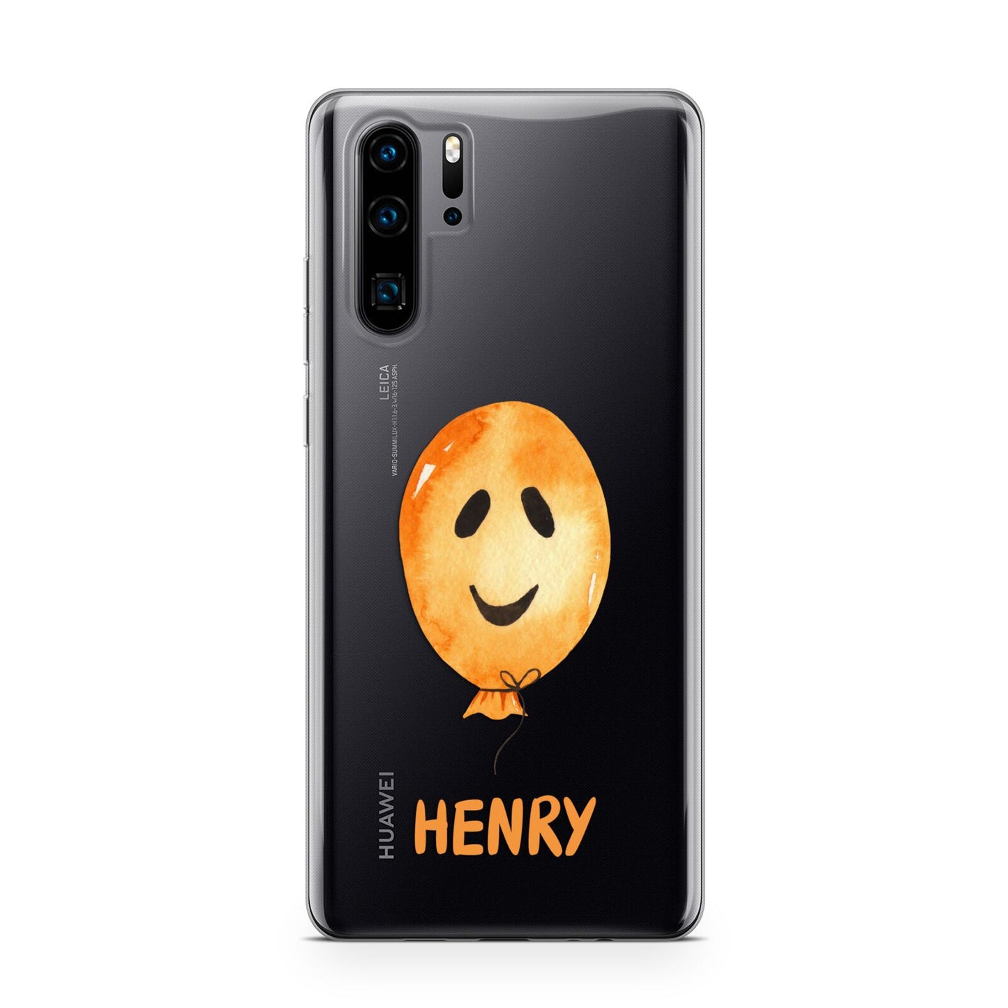 Orange Halloween Balloon Face Huawei P30 Pro Phone Case
