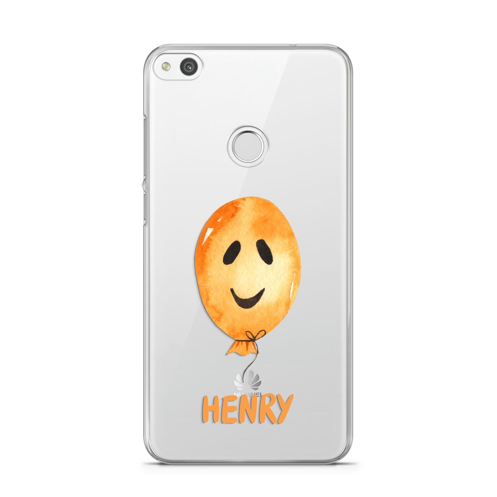 Orange Halloween Balloon Face Huawei P8 Lite Case
