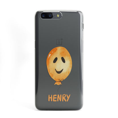 Orange Halloween Balloon Face OnePlus Case