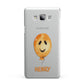 Orange Halloween Balloon Face Samsung Galaxy A7 2015 Case