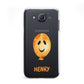 Orange Halloween Balloon Face Samsung Galaxy J5 Case