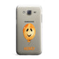 Orange Halloween Balloon Face Samsung Galaxy J7 Case