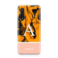 Orange Marble Personalised Huawei Nova 6 Phone Case