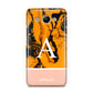 Orange Marble Personalised Huawei Y3 2017