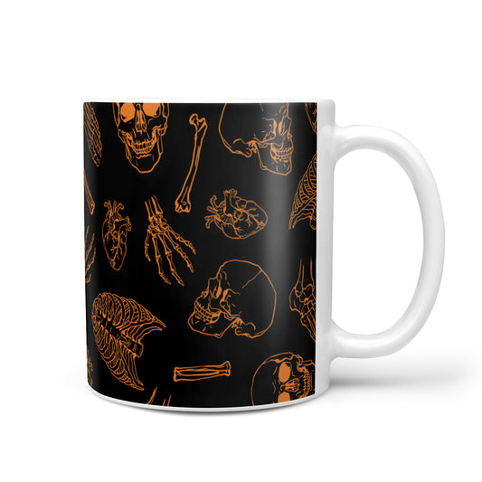 Orange Skeleton Illustrations 10oz Mug