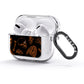 Orange Skeleton Illustrations AirPods Glitter Case 3rd Gen Side Image