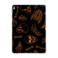 Orange Skeleton Illustrations Apple iPad Grey Case