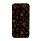 Orange Skeleton Illustrations Apple iPhone 4s Case