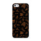 Orange Skeleton Illustrations Apple iPhone 5 Case