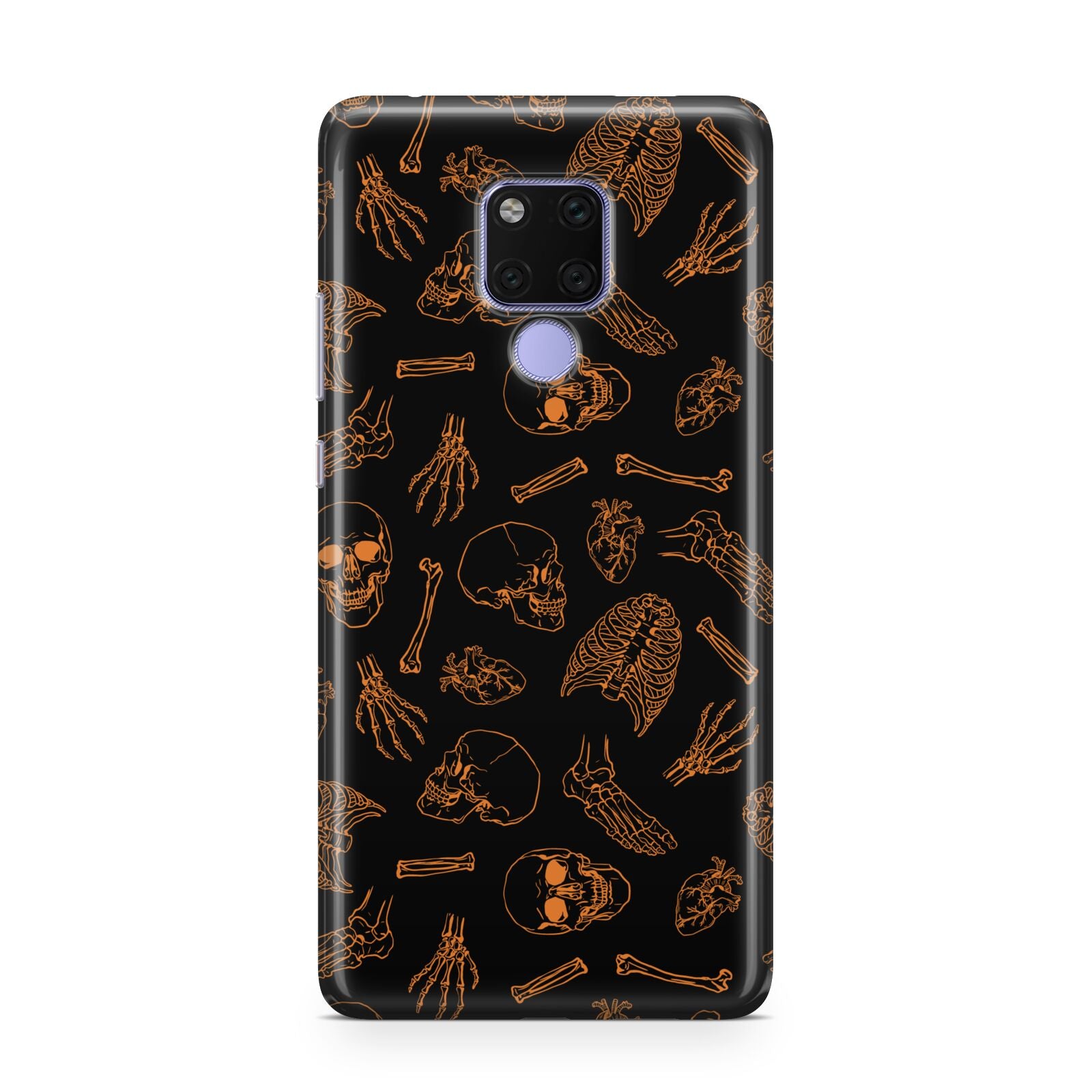 Orange Skeleton Illustrations Huawei Mate 20X Phone Case