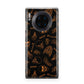 Orange Skeleton Illustrations Huawei Mate 30 Pro Phone Case